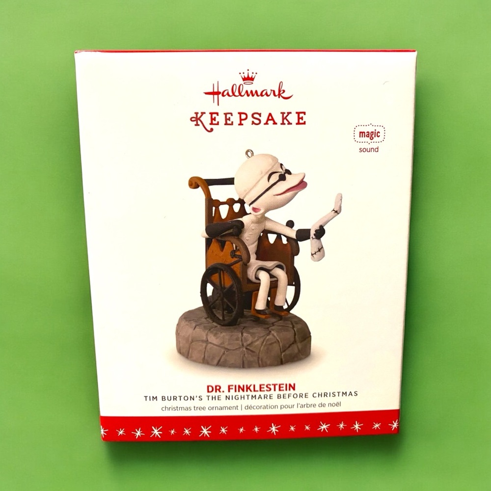 NEW Hallmark 2016 DR. FINKLESTEIN Nightmare Before Christmas Magic Keepsake